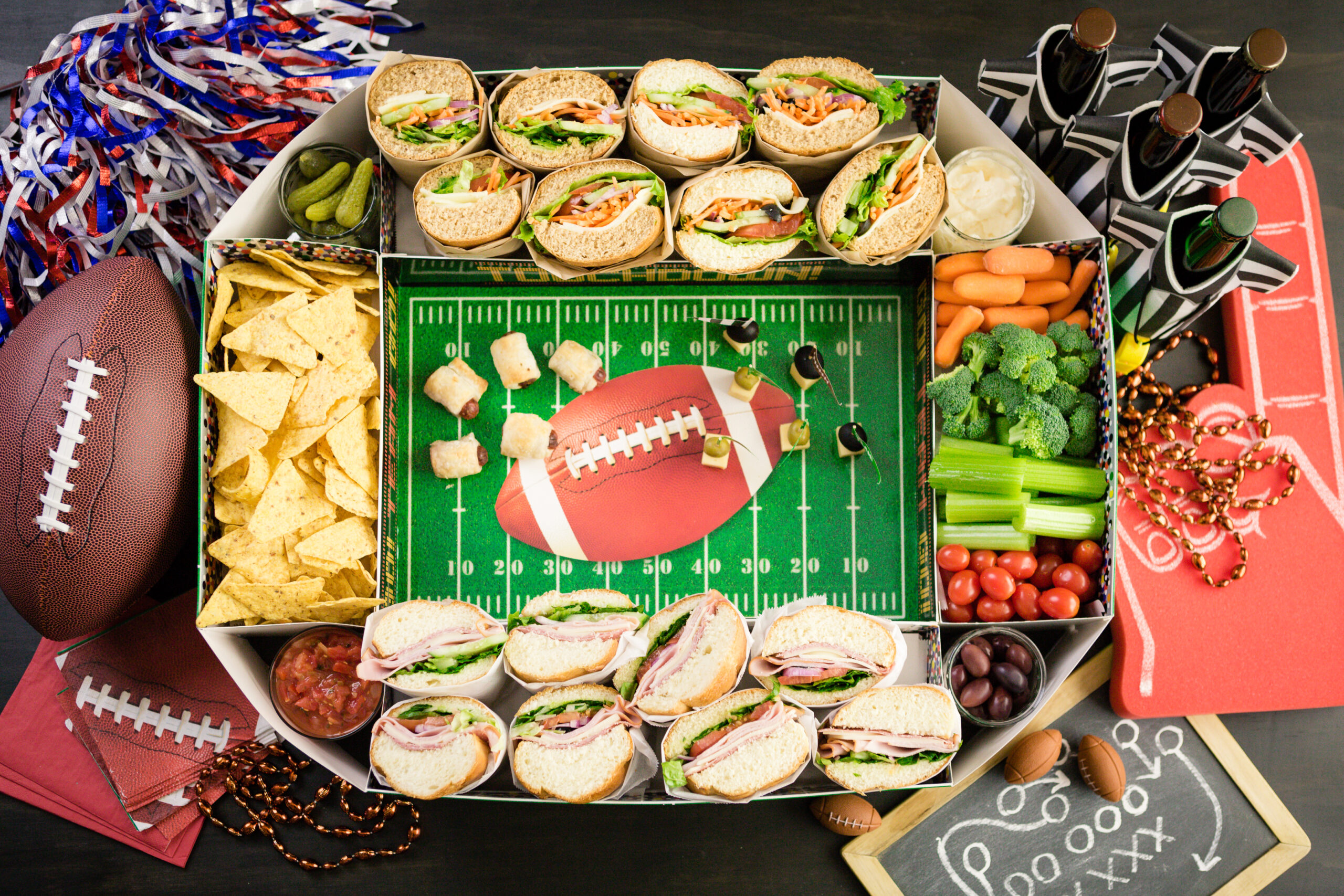 football party supplies