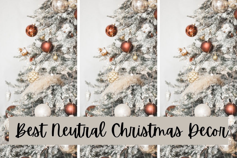 neutral christmas decor ideas