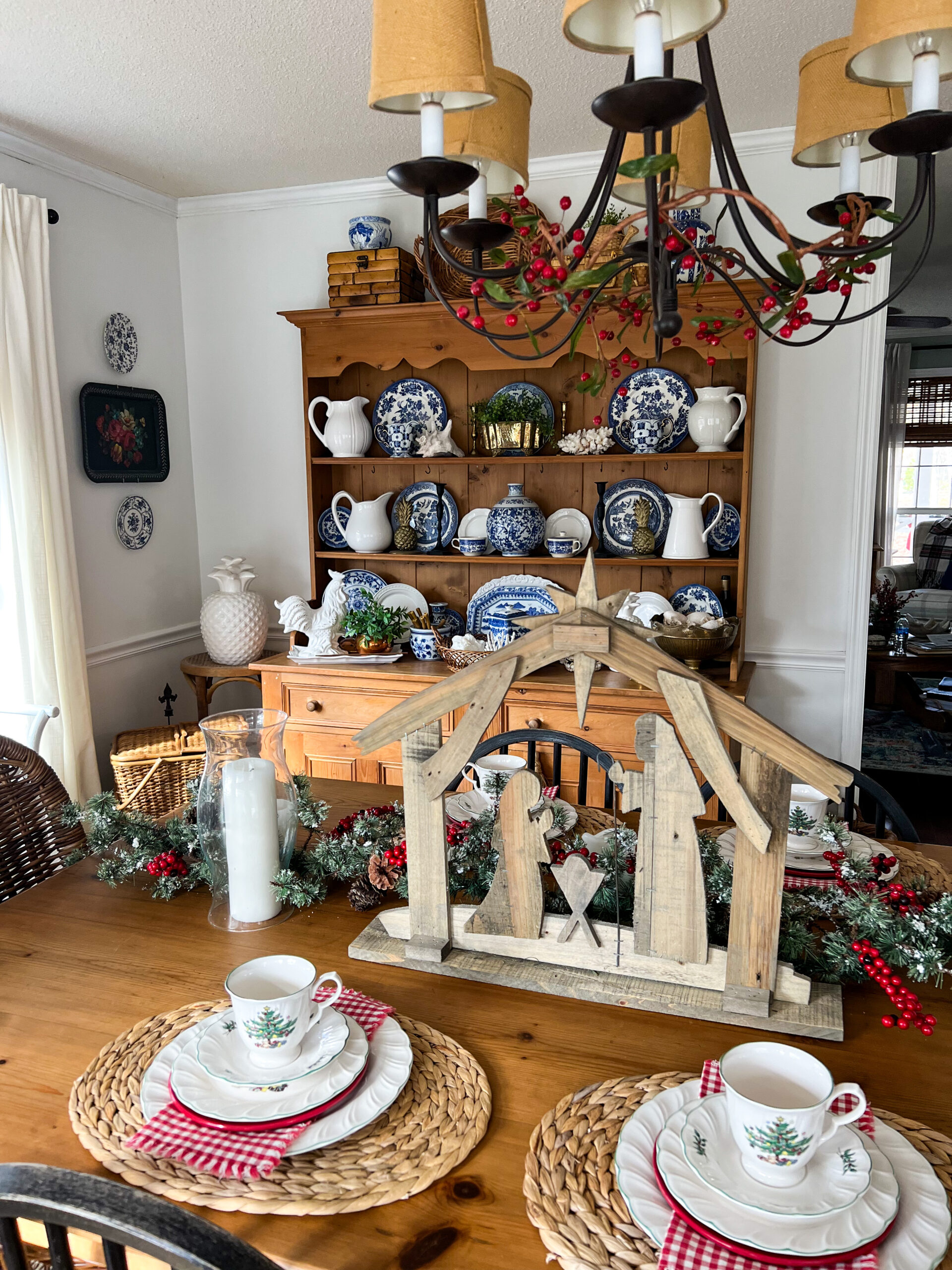 christmas dining table