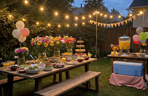 outdoor party